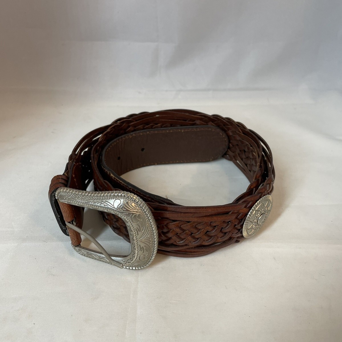 Western Brown Leather Belt 41\