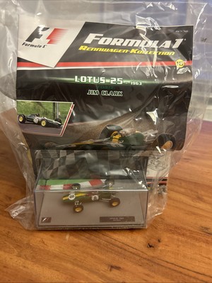 Panini F1 Car Collection 1963 Jim Clark Lotus 25 1:43 Scale Model