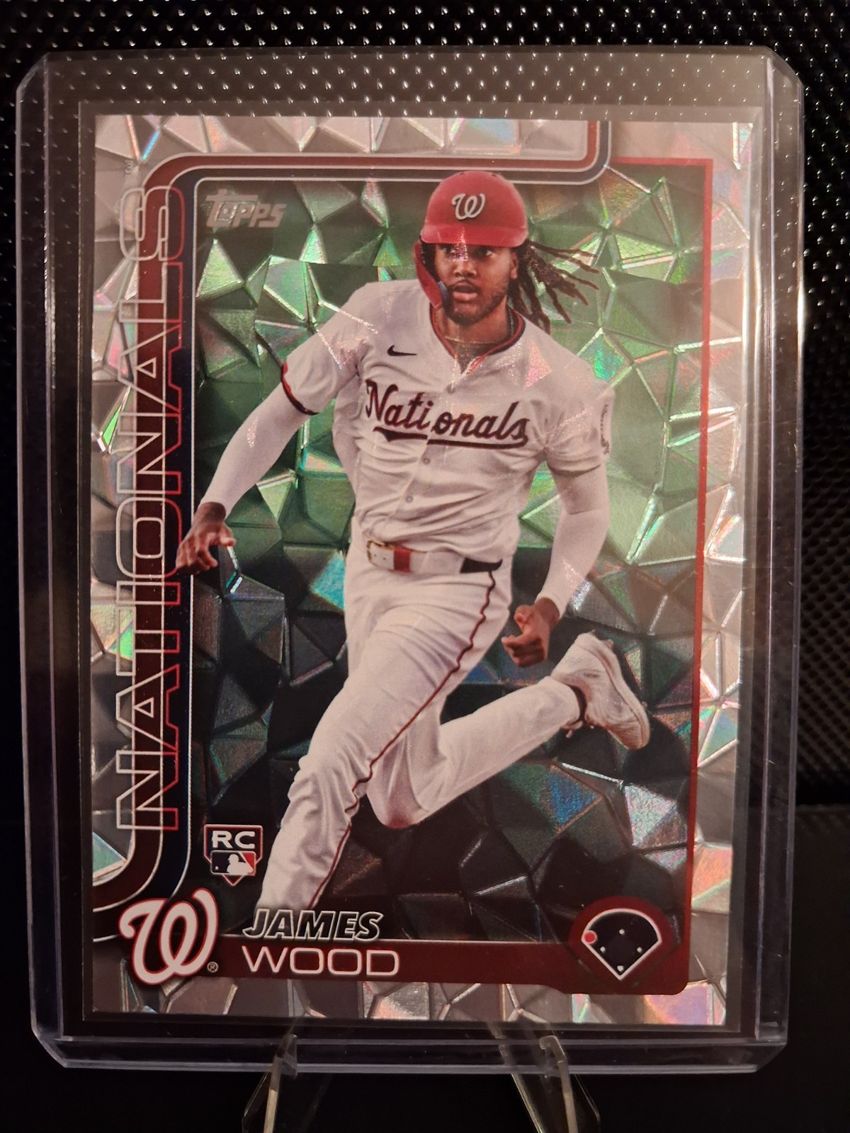 2025 Topps Series 1 - James Wood #181 Diamante Foil (RC)