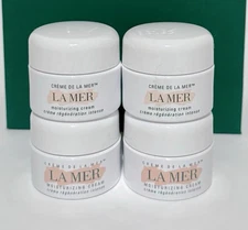 4 X LA MER Creme de La Mer The Moisturizing Cream 0.24 oz / 7 mL Each Total 28ml