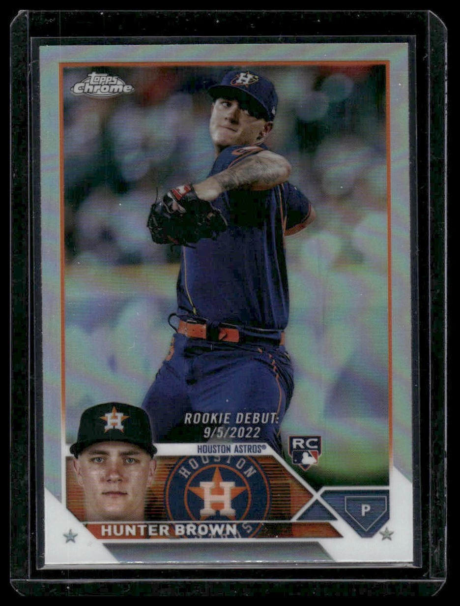 2023 Topps Chrome Update #USC163 Hunter Brown Refractor