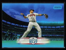 2025 Stadium Club #72 Austin Riley Light Blue Foil