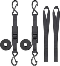 Tie Down Straps With Hooks 8 Feet 1200lbs Break Strength Cam Buckle Tiedown Set