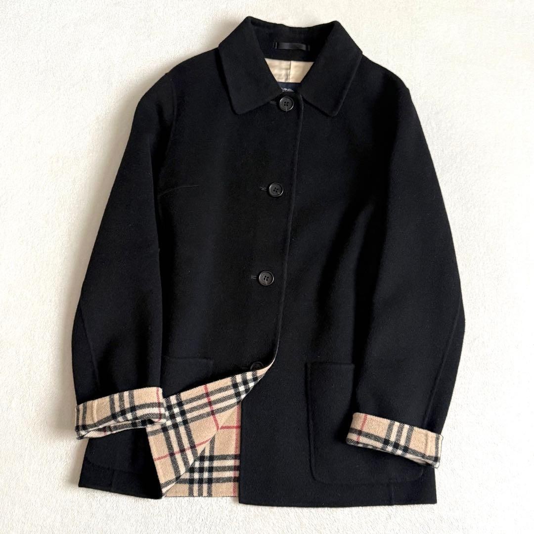 Burberry    London Peacoat Cashmere Blend Black 38