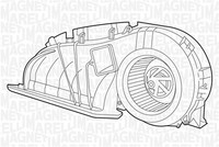 InnenraumgebläSe Magneti Marelli 069401324010 FüR Clio Renault SB0 12V 2 Thalia