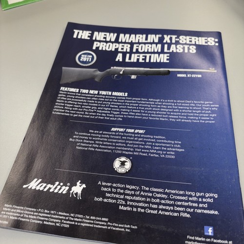 MARLIN 2011 SPORTING FIREARMS CATALOG THE GREAT AMERICAN RIFLE GUNS HUNTING - Picture 2 of 5