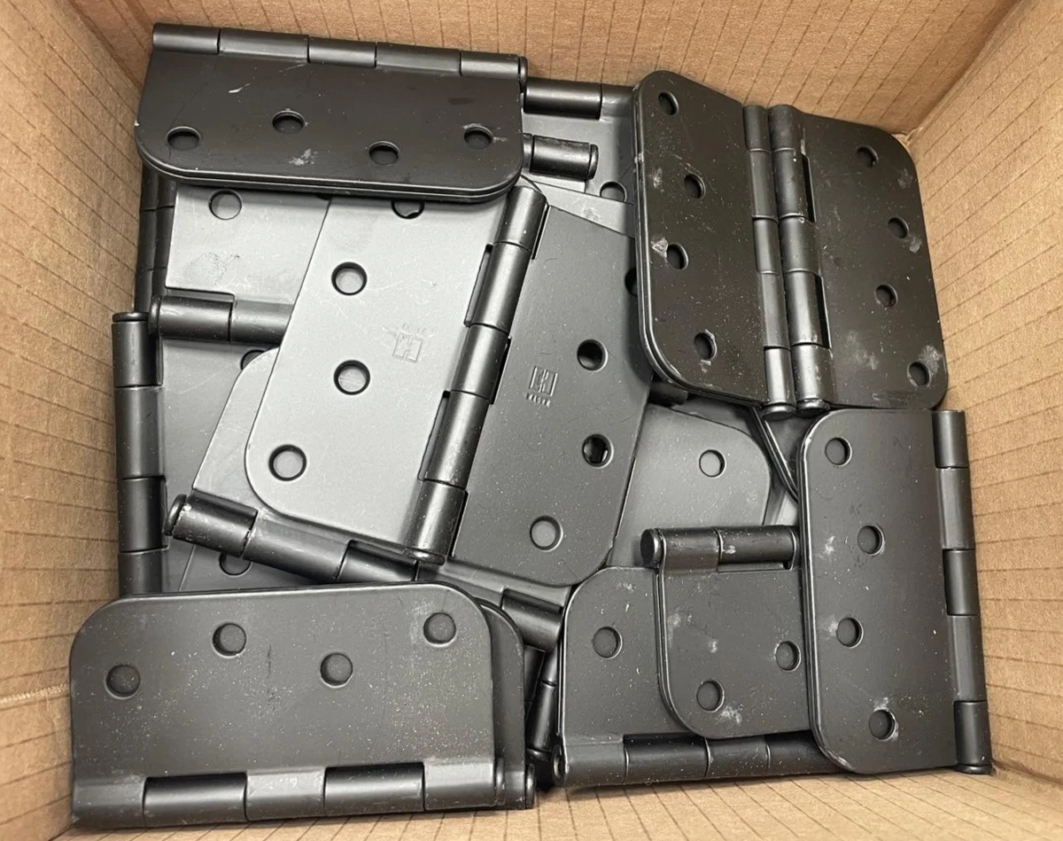 SET DI 4 cerniere per pianoforte in acciaio inox per porta, scatola SET DI 4 cerniere per pianoforte in acciaio inox per porta, scatola