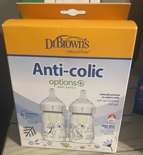 Dr. Brown's Anti-Colic Wide Neck Baby Bottles 2pc, 5oz