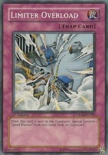 Limiter Overload - DP08-EN030 - Super Rare - 1st Edition - Damaged - Duelist Pac