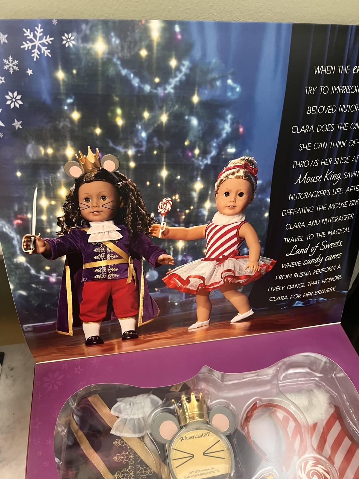 American Girl Nutcracker Mouse King & Land Of The Sweets Outfit Set NEW