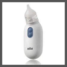 Braun Electric Nasal Aspirator - Mucus Remover, Blocked Nose Relief for Newborn,