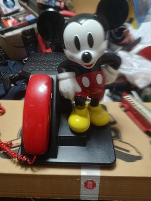 AT&T Mickey Mouse Design Line Telephone - Classic Retro Phone