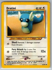 Dratini 63/105 Common Neo Destiny Pokemon Unlimited Moderately Played