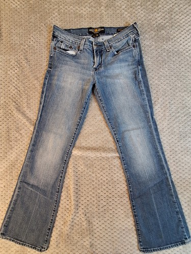 Jean Femme Lucky Brand Dungarees Bartlett Sweet N Low – Taille 00/24, Crop Ankle, Occasion Très Bon état