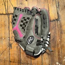 Rawlings Storm 11 Infield Softball Storm Gloves Youth Black Original Leather