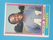 1974 TOPPS FOOTBALL #284 WILLIE WILLIAMS HIGH GRADE EXCELLENT EX EX-MT