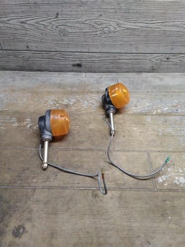 1984 84 Yamaha QT50 Yamahahopper Scooter Front Left Right Flasher Turn Signals - Picture 11 of 16