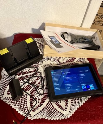 MUNBYN Rugged Mobile Tablet 10.1 inch Windows 11 Pro 8+128GB + DOCK