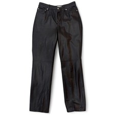 Vintage Y2K Tommy Hilfiger Brown Leather Pants