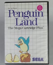 Penguin Land Sega Master System Authentic Tested Working Retro Video Game