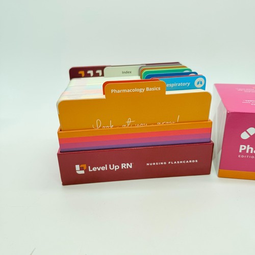 Level Up RN Pharmacology Nursing Flashcards Edition 3 Study Prep Cards Pharm - Picture 3 of 5