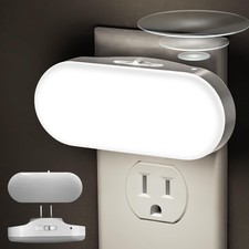 DORESshop Led Night Light, Plug into Wall, 2 Pack with Dusk to Dawn Sensor, 1W
