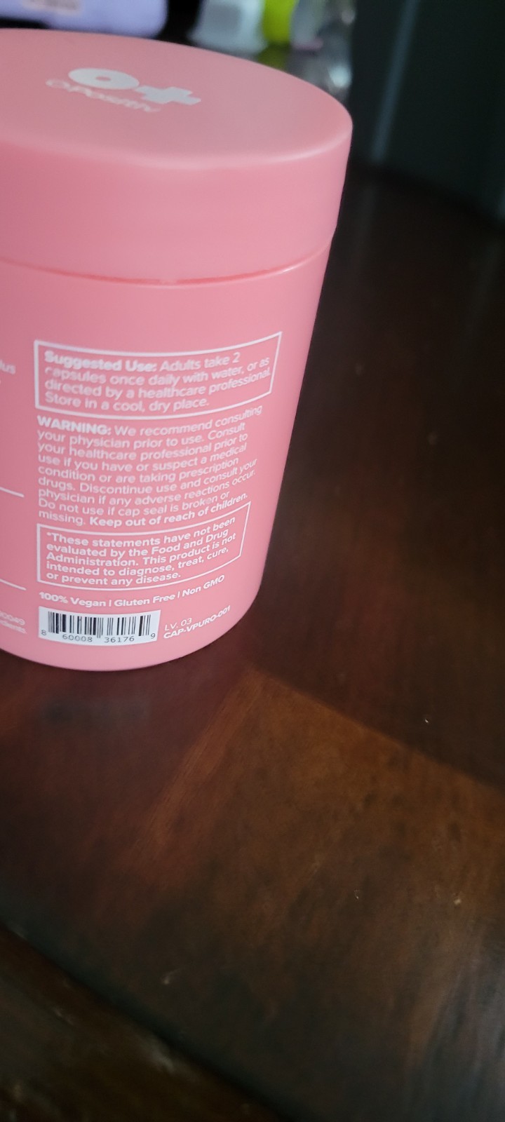 URO Vaginal Probiotics for Women pH Balance with Prebiotics & Lactobacillus thumbnail 4