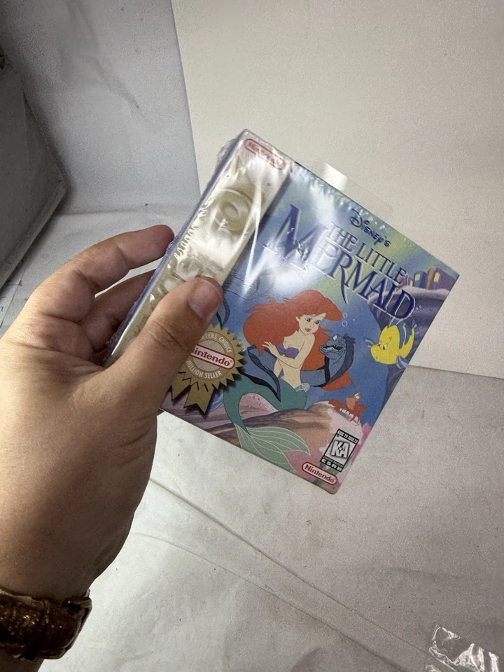 SELLADO Vintage 1997 Original Nintendo Game Boy La Sirenita Juego Disney Foto 4 de 4