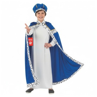 Three Wise Men Costume for Kids, With Crown, Perfect for Star Singers and...