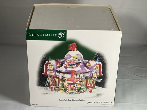 Department 56 North Pole Board Games Factory 56789