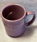 Longaberger WT Eggplant Purple Pottery Coffee Mug Cup 12 Oz 4 1/8" Tall NWOB USA — photo 4