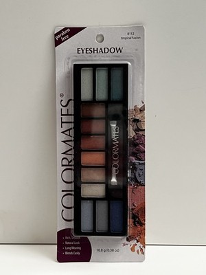 COLORMATES Eyeshadow Palette Tropical Fusion 12 Shade Paraben Free 8112 NEW