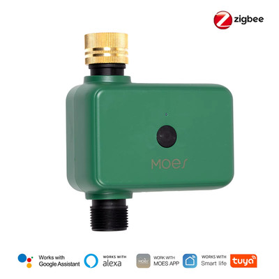 Tuya Zigbee 1-2Way Water Timer Garden Sprinkler Filter Brass Inlet Programmable 
