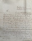 1857 Handwritten Letter Signed By John B Floyd Secretary Of War / WH Demmick — photo 1