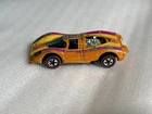 Hot Wheels Redline Porsche 917 Enamel Yellow Car 1976 Original Vintage