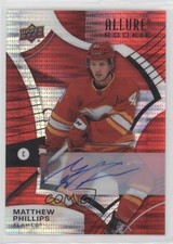 2021-22 Upper Deck Allure Rookies Red Rainbow Matthew Phillips #118 Auto 0gl1