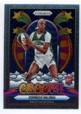 2025 Panini Prizm WNBA Groovy Dominique Malonga #8 Rookie RC 1e50