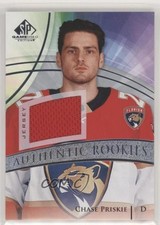 2020 Upper Deck SP Game Used Authentic Rookies Silver Jersey Chase Priskie 02h6