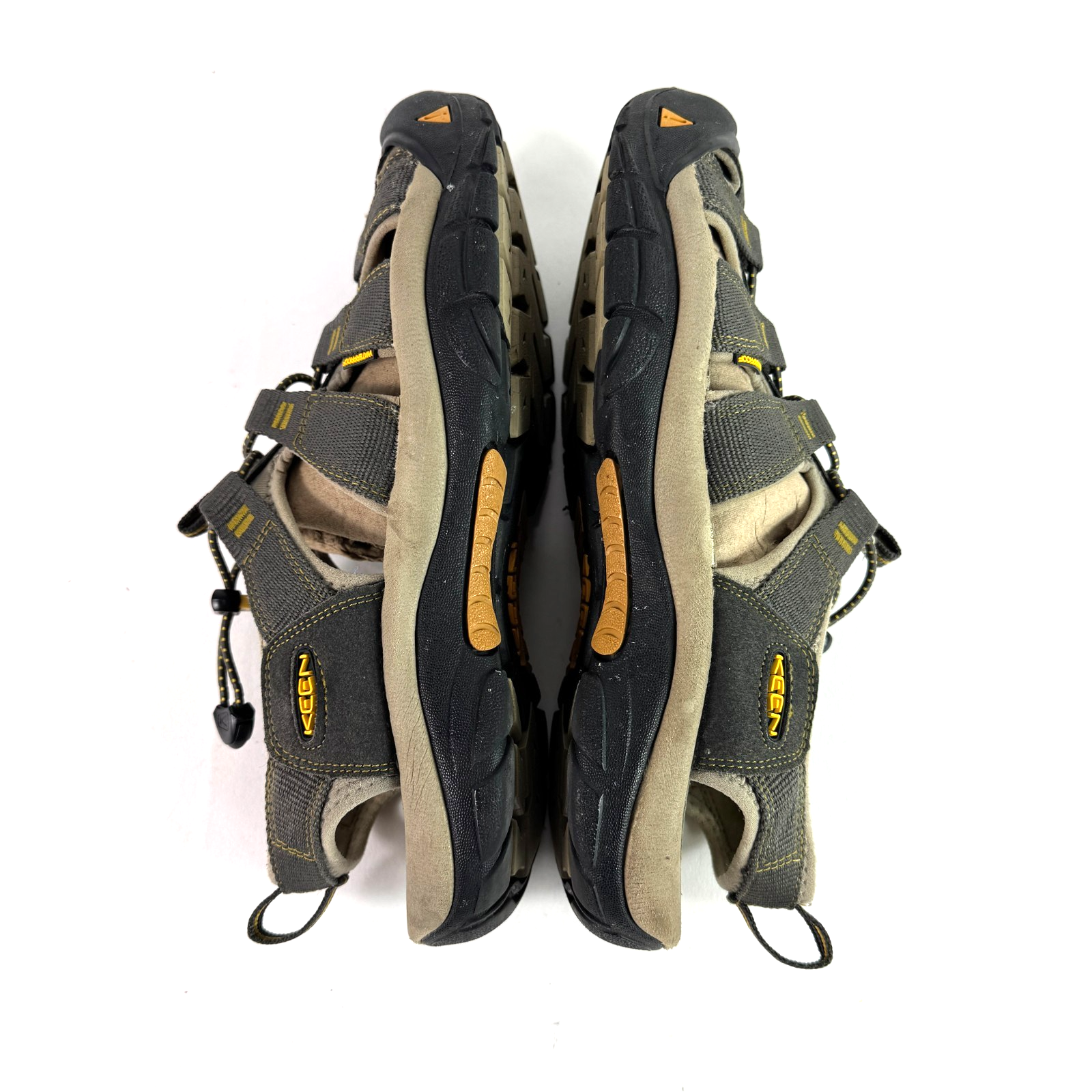 Sandali impermeabili Keen Newport H2 punta chiusa grigio marrone 1008399 uomo taglia 11 5