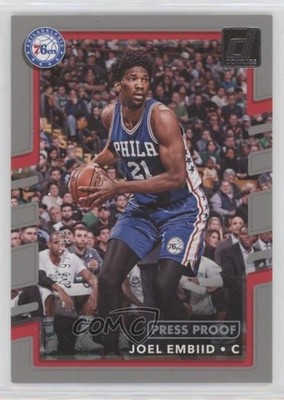 2017-18 Panini Donruss Press Proof Silver 59/299 Joel Embiid #112 18l6
