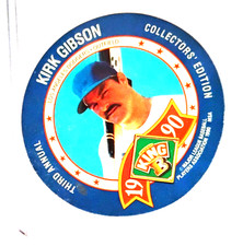 1990 King-B Jerky Third Annual Collector's Edition Discs # 5 Kirk Gibson