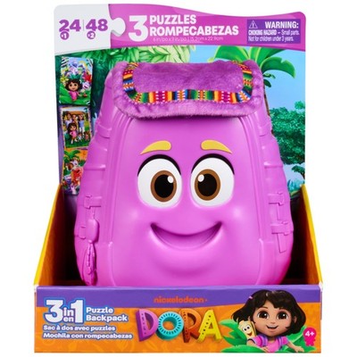 3-in-1 Panoramic Dora Puzzle, 24 & 48 Pieces, Puzzle, Screenless STEM Activit...