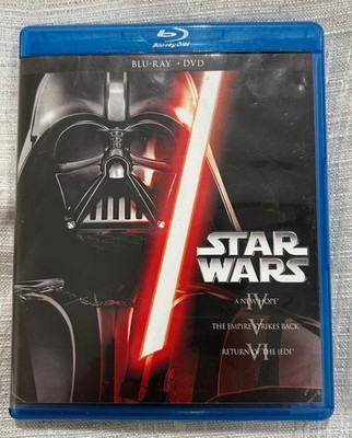 Star Wars Original Trilogy Episodes IV V VI Blu-Ray and DVD Combo