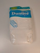 Vtg New Dundee Infant Training Pants Size 3 29-32 LBS  White Child Underwear