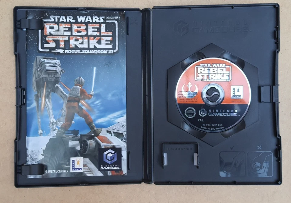 JUEGO PAL GAMECUBE STAR WARS REBEL STRIKE ROGUE SQUADRON III G3 19496185 - Imagen 2 de 3
