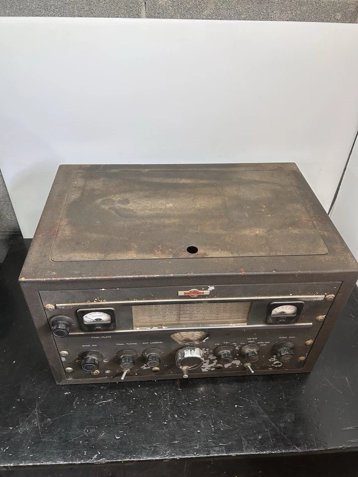 ¡Increíblemente raro! Transmisor de radio Collins 1947 modelo 32-V1 (encendido) 108 lb Foto 2 de 4