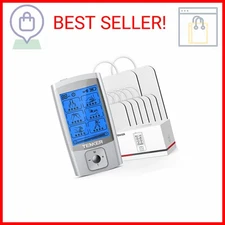 TENKER TENS Unit Muscle Stimulator, 24 Modes EMS Machine for Pain Relief Therapy