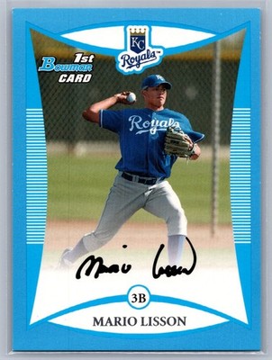 Mario Lisson 2008 Bowman 1st Bowman Blue /500 #BP93