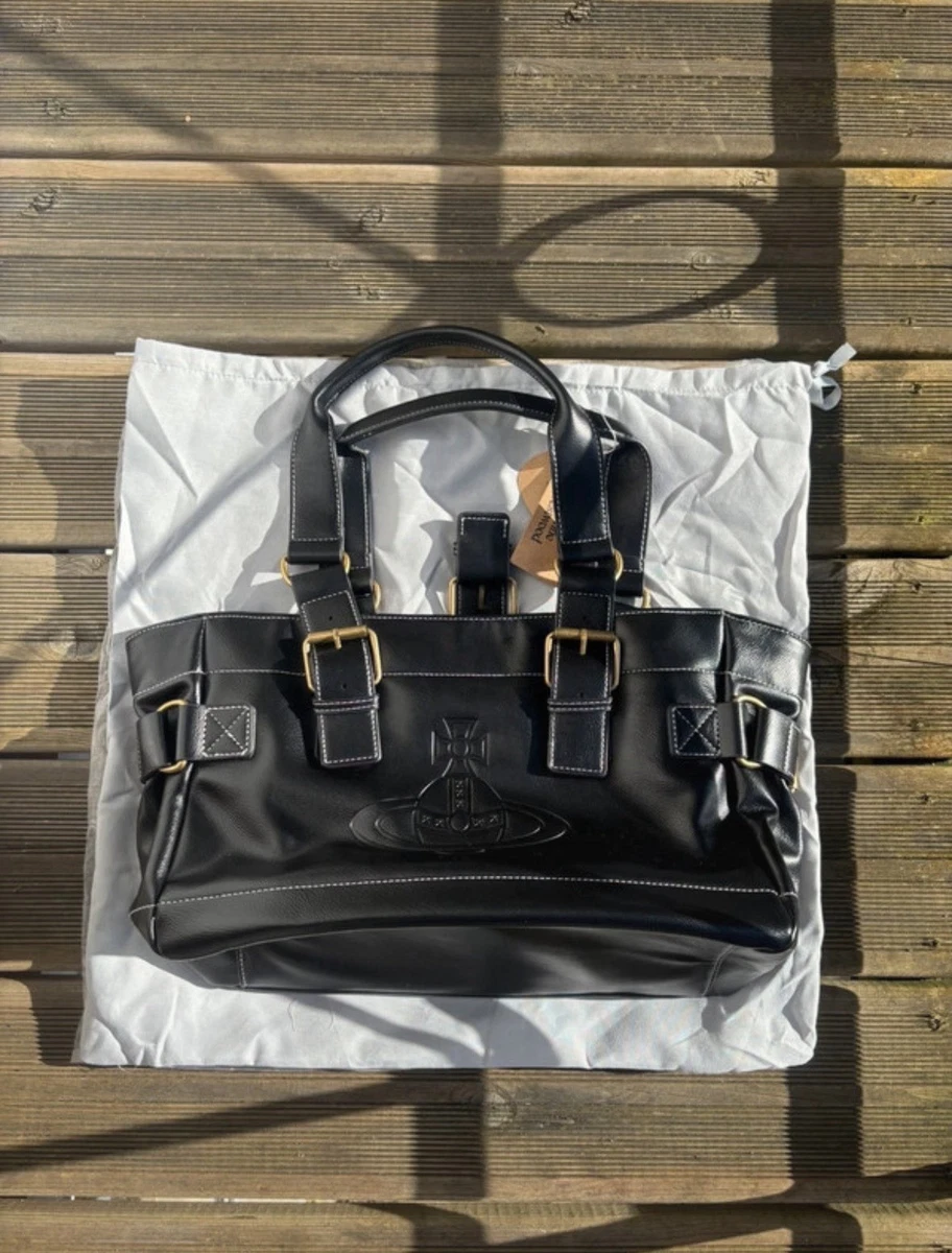 Sunsa Borsa a tracolla da donna in tela con cuoio, grande borsa a tracolla vintage, borsa a tracolla nera sostenibile come idea regalo per donne, nero/grigio, 33x37x10 cm