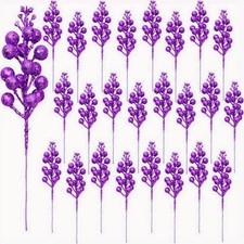 10Pcs Christmas Decoration Artificial Berry Bouquet Xmas Tree Ornaments for Home